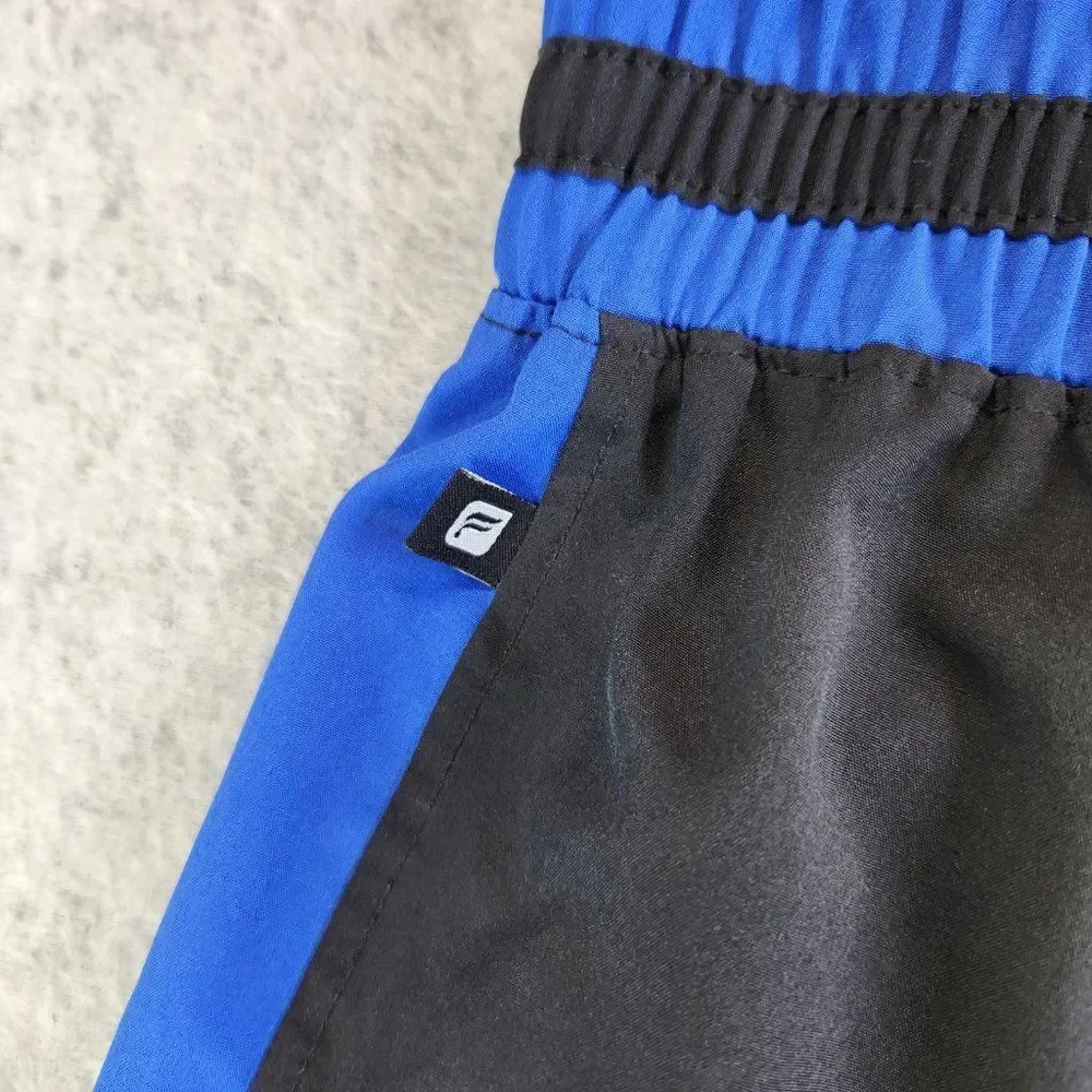 Fabletics Joggers Womens M Black Blue Windsor Zip Pockets Wicking Stretch Ankle - Picture 9 of 16